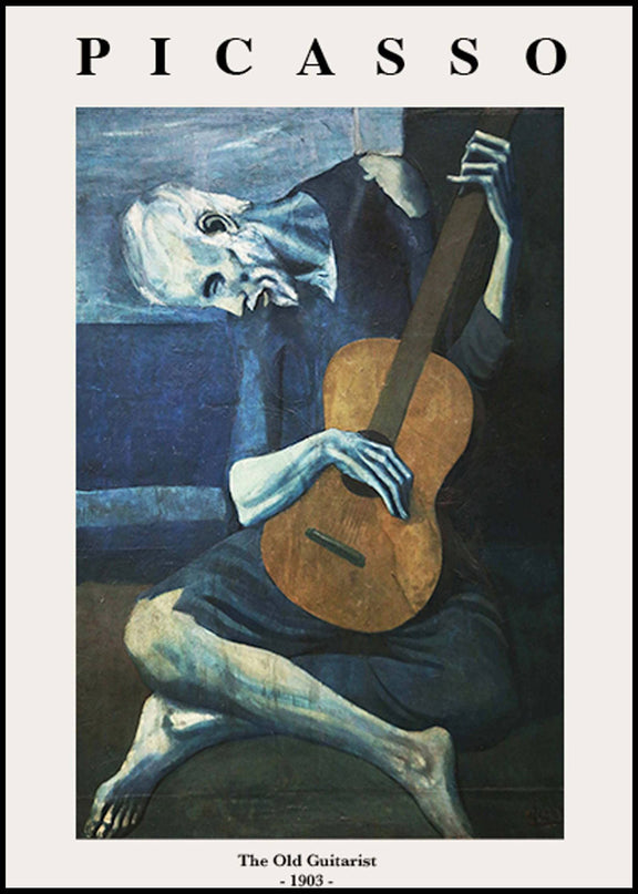Pablo Picasso - Two Old Guitarist Poster