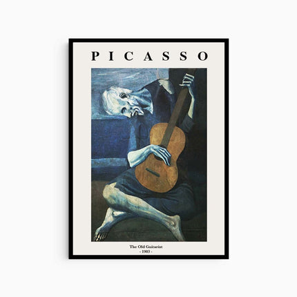 Pablo Picasso - Two Old Guitarist Poster