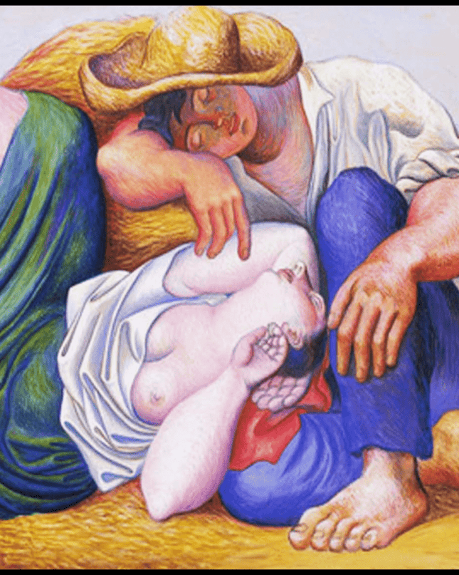 Pablo Piccasso - Sleeping Peasants