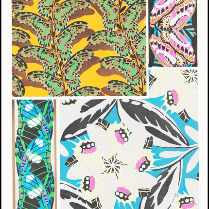 Papillons Pl.17 Poster