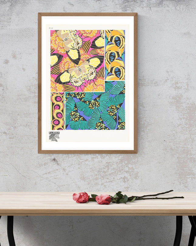 Papillons Pl.18 Poster