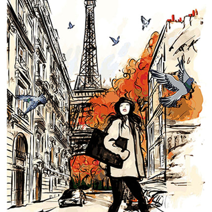 Paris in Autumn Poster