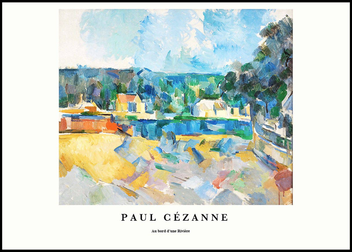 Paul Cézanne - Au bord d'Une Rivière Poster