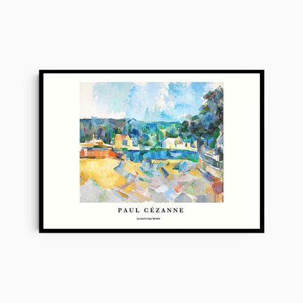 Paul Cézanne - Au bord d'Une Rivière Poster