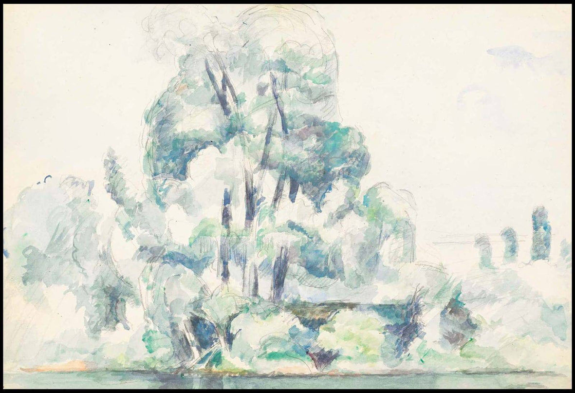 Paul Cézanne - Banks of the Seine at Médan
