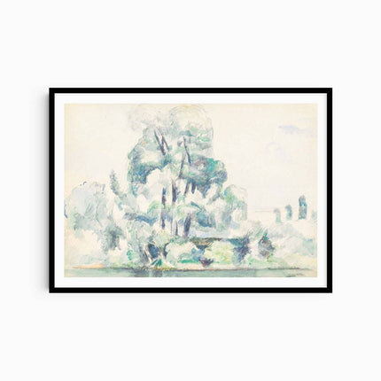 Paul Cézanne - Banks of the Seine at Médan