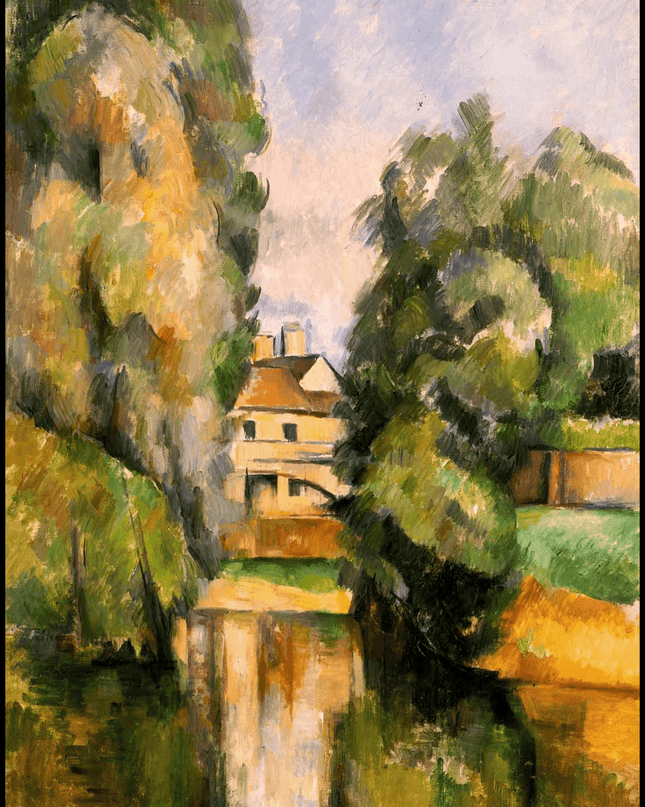 Paul Cézanne - Country House by a River