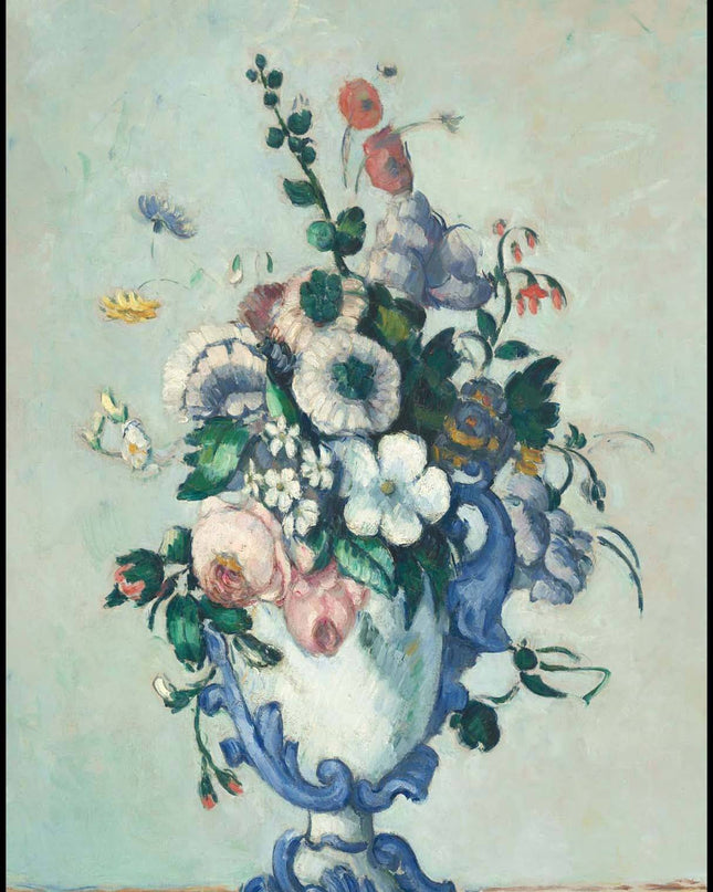 Paul Cézanne - Flowers in a Rococo Vase
