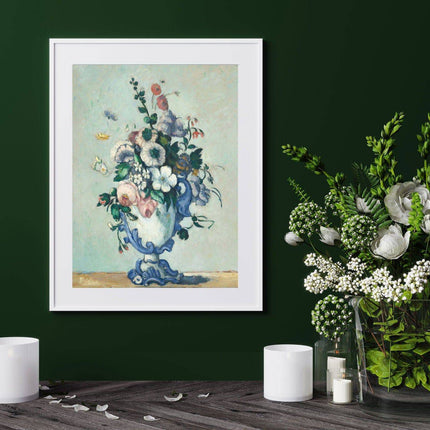 Paul Cézanne - Flowers in a Rococo Vase