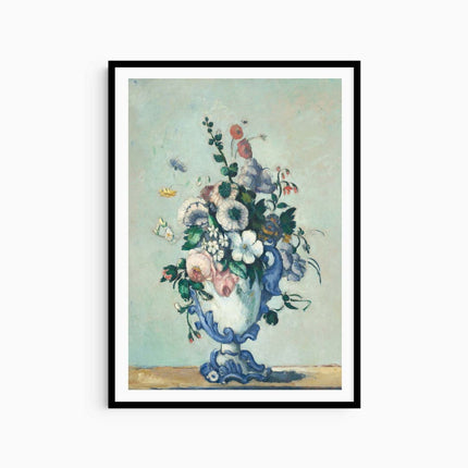 Paul Cézanne - Flowers in a Rococo Vase