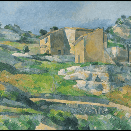 Paul Cézanne - Houses in Provence 'The Riaux Valley near L'Estaque'
