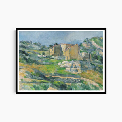 Paul Cézanne - Houses in Provence 'The Riaux Valley near L'Estaque'
