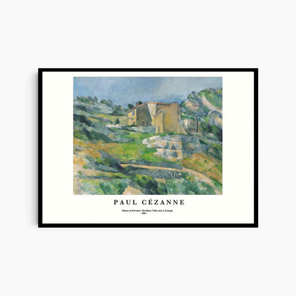 Paul Cézanne - Houses in Provence: The Riaux Valley near L'Estaque Poster