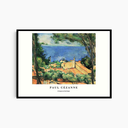 Paul Cézanne - L'Estaque Aux Toits Rouges Poster