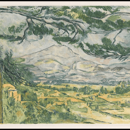 Paul Cézanne - La Montagne Sainte-Victoire