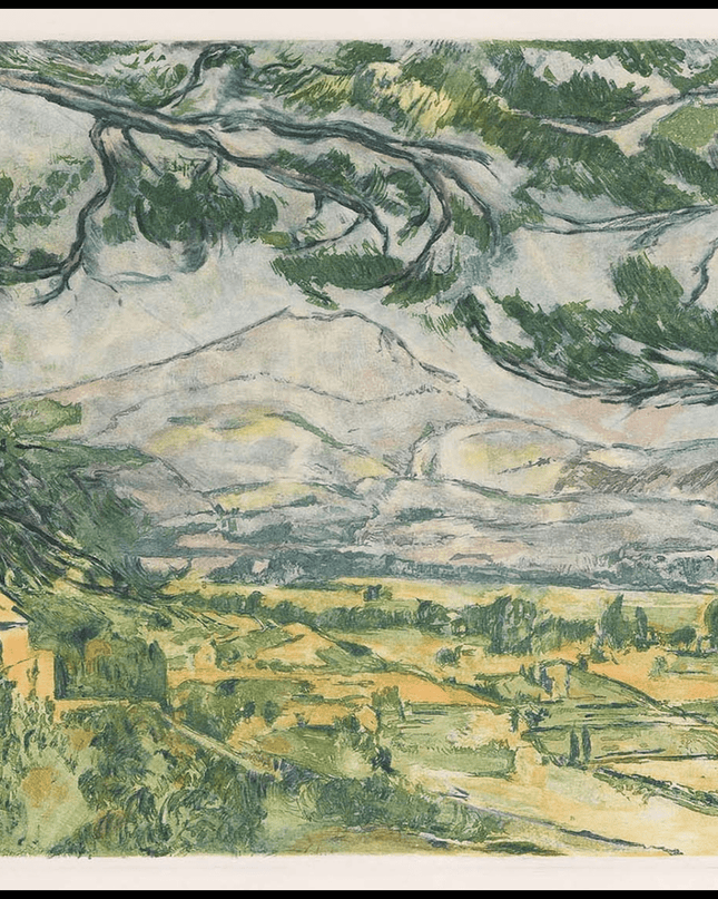 Paul Cézanne - La Montagne Sainte-Victoire