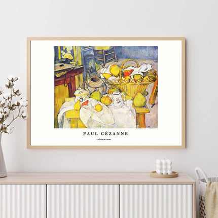 Paul Cézanne - La Table de Cuisine Poster