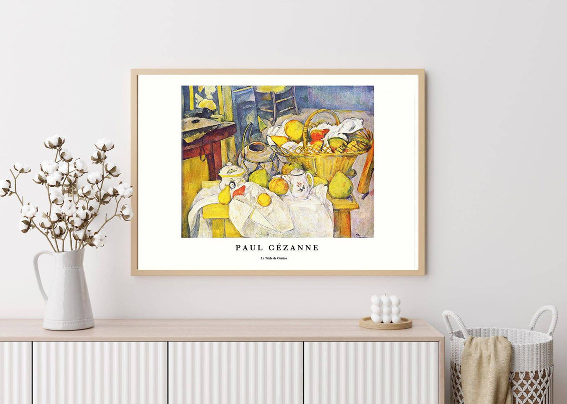 Paul Cézanne - La Table de Cuisine Poster