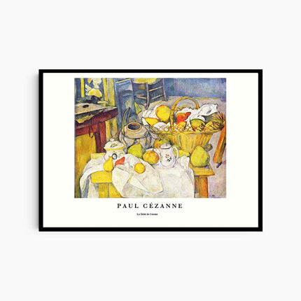 Paul Cézanne - La Table de Cuisine Poster
