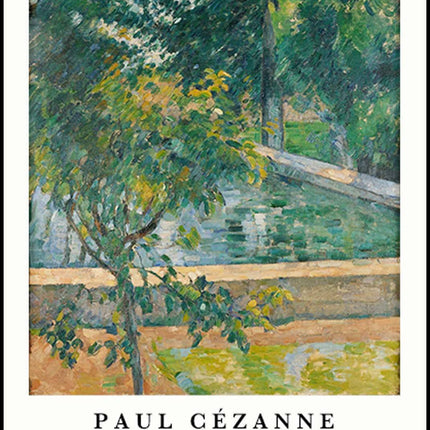 Paul Cézanne - Le Bassin du Jas de Bouffan Poster