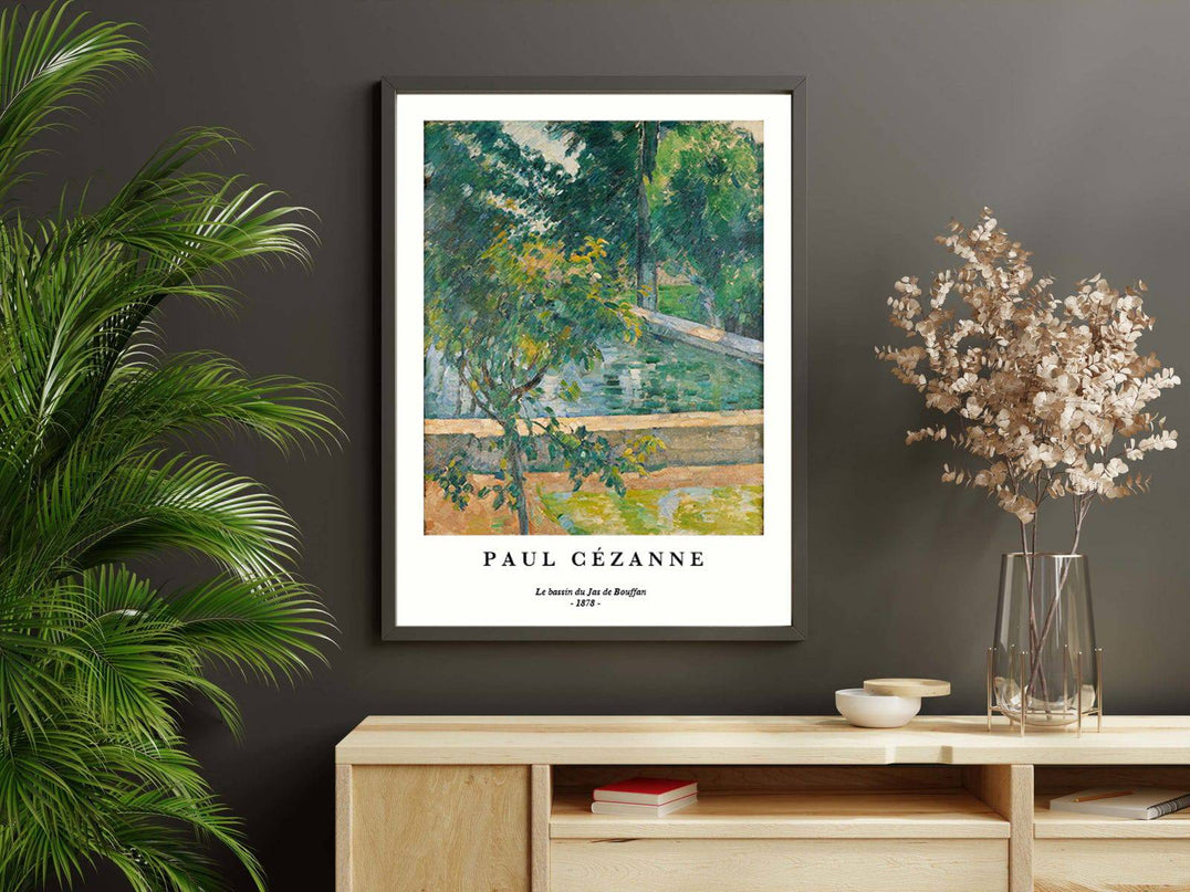Paul Cézanne - Le Bassin du Jas de Bouffan Poster