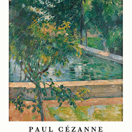 Paul Cézanne - Le Bassin du Jas de Bouffan Poster