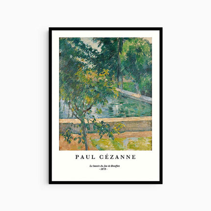 Paul Cézanne - Le Bassin du Jas de Bouffan Poster