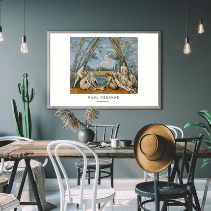 Paul Cézanne - Les Grandes Baigneuses Poster