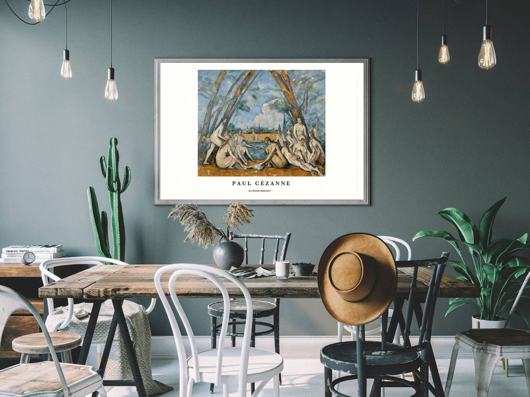 Paul Cézanne - Les Grandes Baigneuses Poster