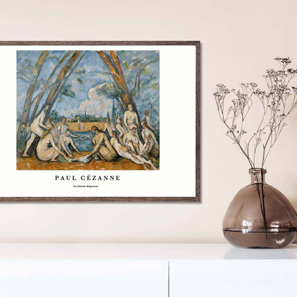 Paul Cézanne - Les Grandes Baigneuses Poster