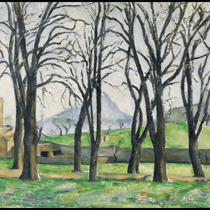 Paul Cézanne - Les Marronniers du Jas de Bouffan en Hiver