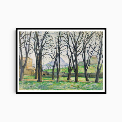 Paul Cézanne - Les Marronniers du Jas de Bouffan en Hiver