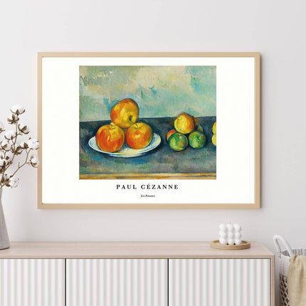 Paul Cézanne - Les Pommes Poster
