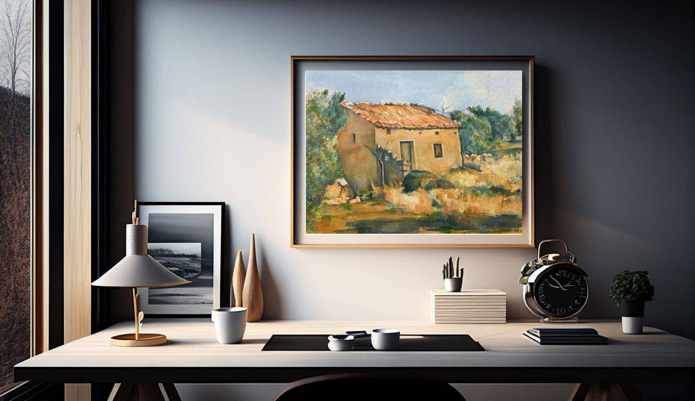 Paul Cézanne - Maison dans la Campagne Aixoise