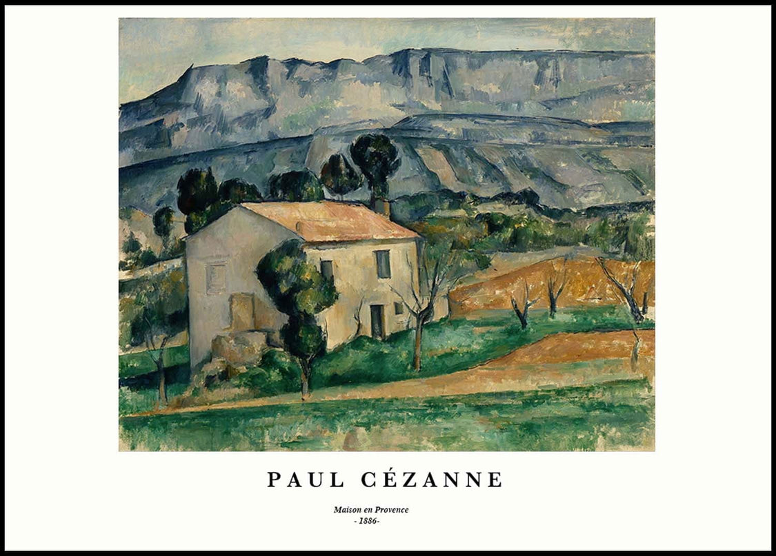 Paul Cézanne - Maison en Provence Poster