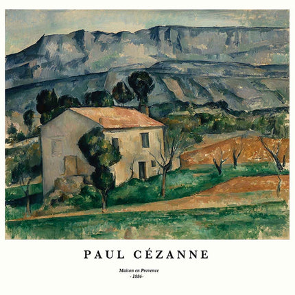 Paul Cézanne - Maison en Provence Poster