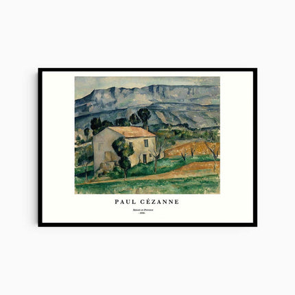 Paul Cézanne - Maison en Provence Poster