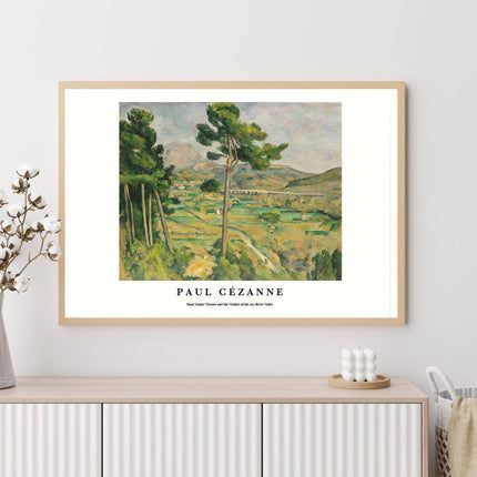 Paul Cézanne - Mont Sainte-Victoire and the Viaduct of the Arc River Valley Poster