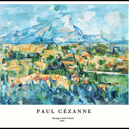 Paul Cézanne - Montage Sainte-Victoire Poster