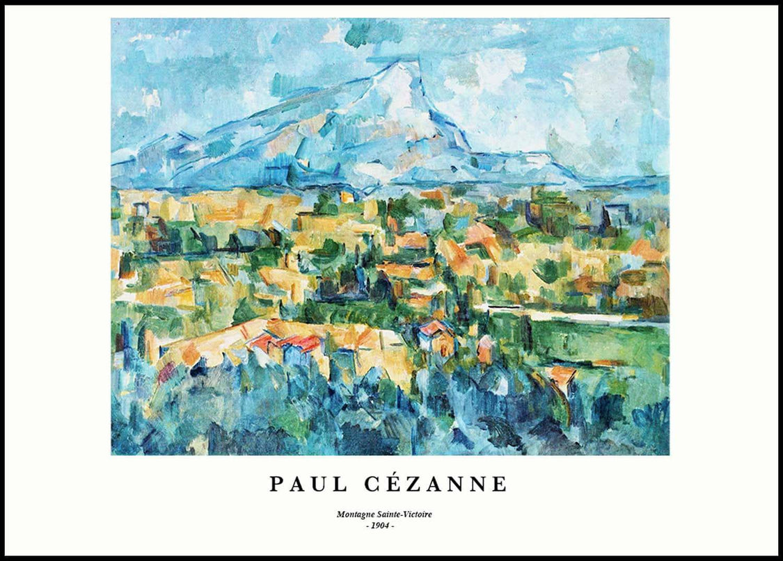 Paul Cézanne - Montage Sainte-Victoire Poster