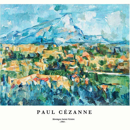 Paul Cézanne - Montage Sainte-Victoire Poster
