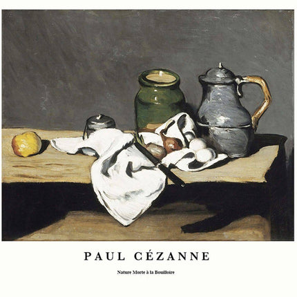 Paul Cézanne - Morte à la Bouilloire Poster