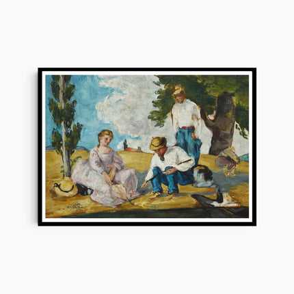 Paul Cézanne - Picnic on a Riverbank