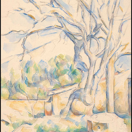 Paul Cézanne - Pistachio Tree at Château Noir