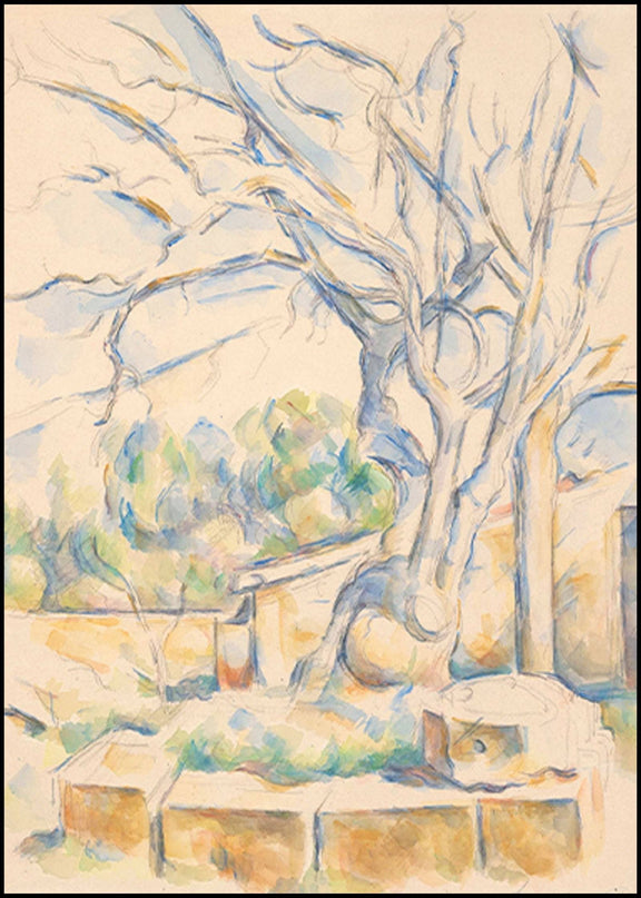 Paul Cézanne - Pistachio Tree at Château Noir