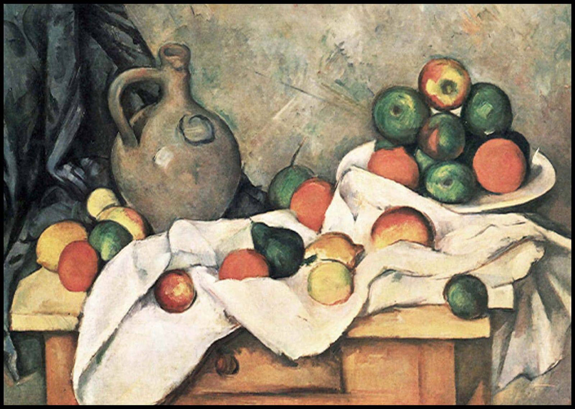 Paul Cézanne - Rideau 'Cruchon et Compotier'