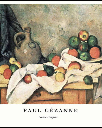 Paul Cézanne - Rideau 'Cruchon et Compotier' Poster