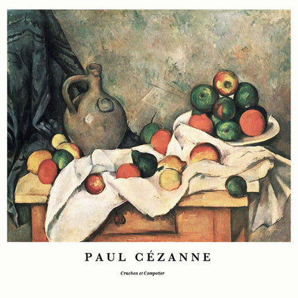 Paul Cézanne - Rideau 'Cruchon et Compotier' Poster