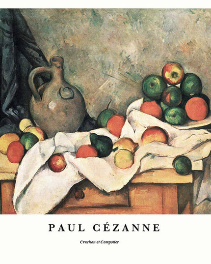 Paul Cézanne - Rideau 'Cruchon et Compotier' Poster