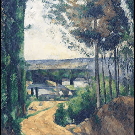 Paul Cézanne - Road Leading to the Lake